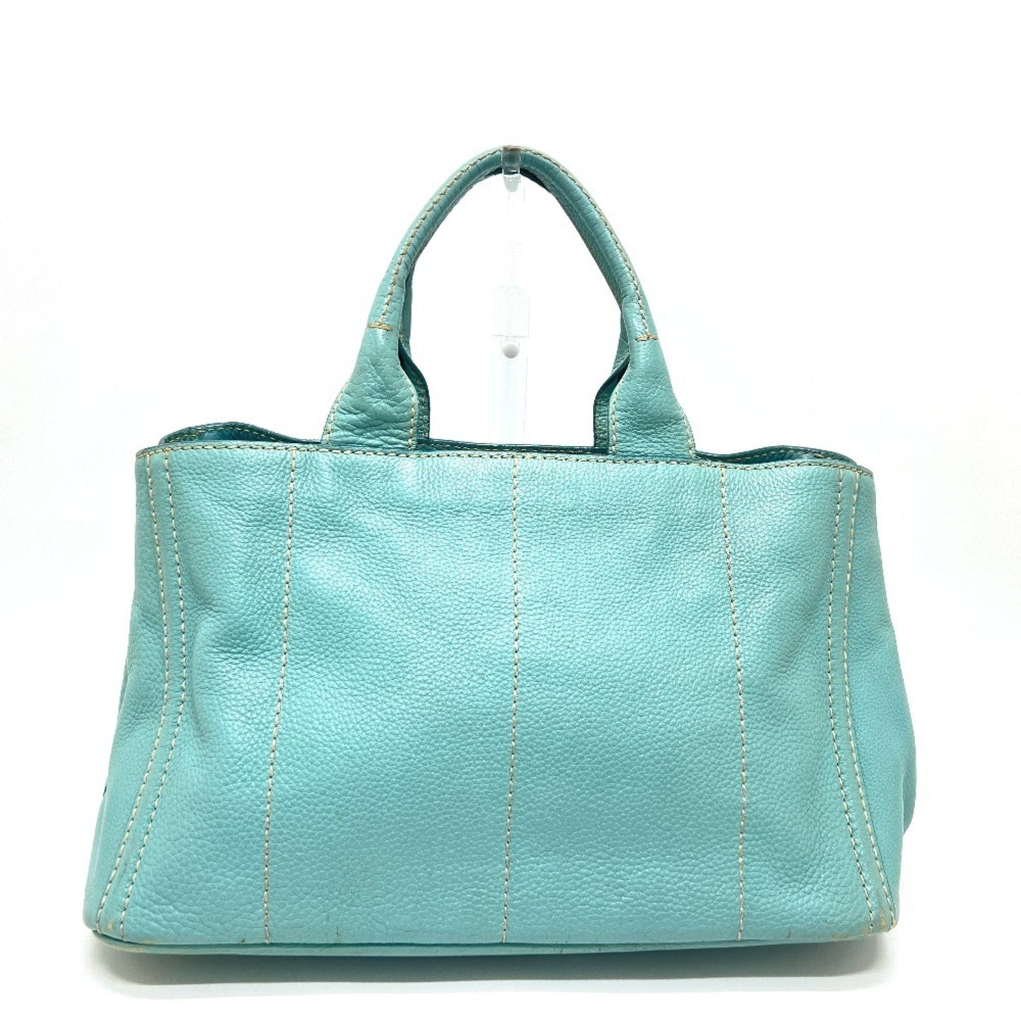 Prada Bn1872 Logo Canapa Handbag Large Capacity Tote Bag Leather