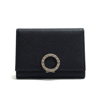 Bvlgari Clip Card Case Business Holder Black Unused