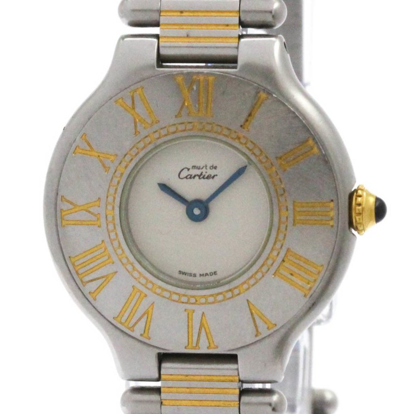 Cartier Must 21 Gold Plated Steel Quartz