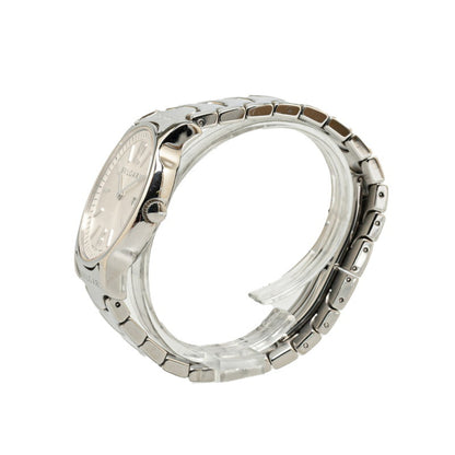 Bvlgari Solotempo Watch St35S Quartz Silver Dial Stainless Steel