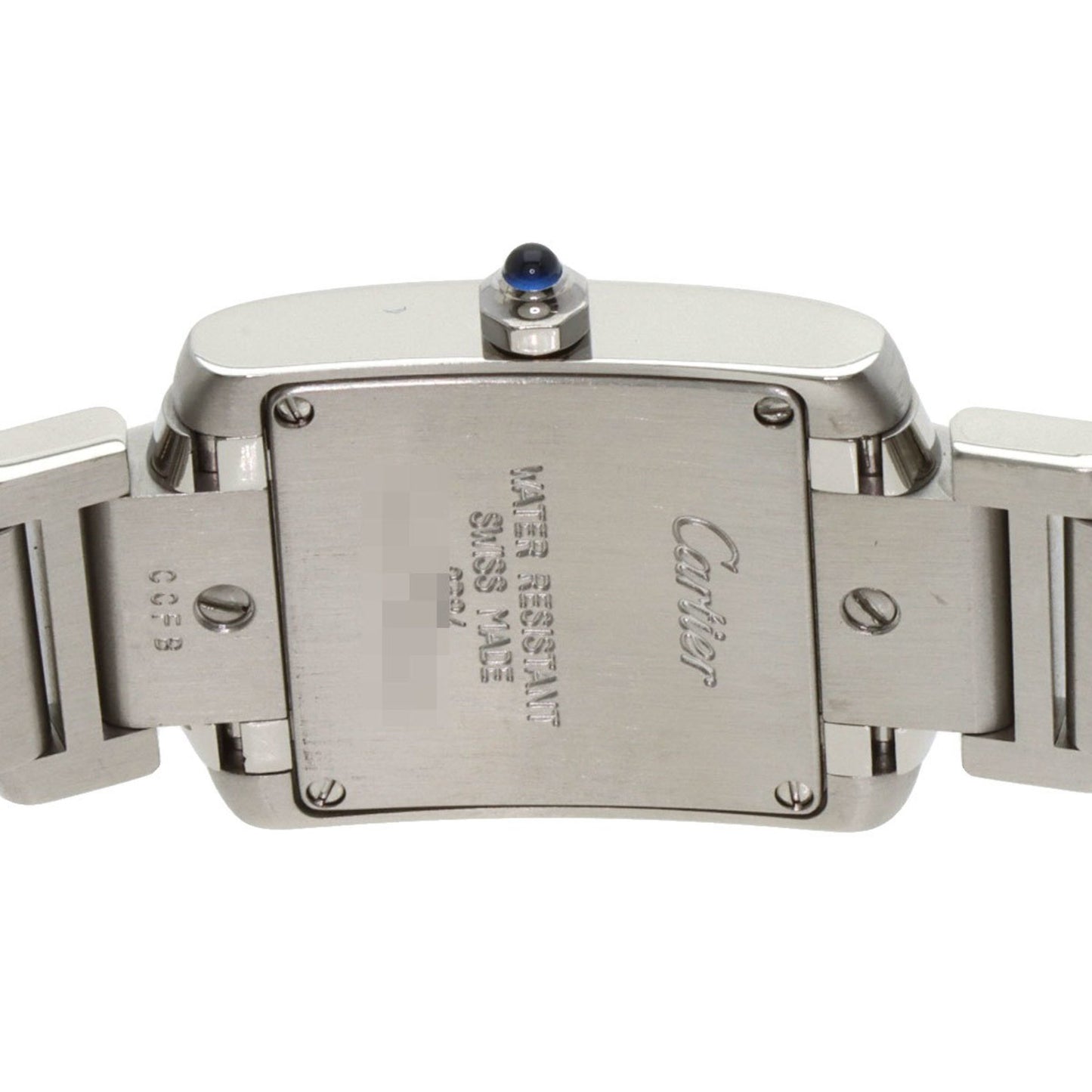 Cartier Tank Franaise W51008Q3 Sm Stainless Steel Watch
