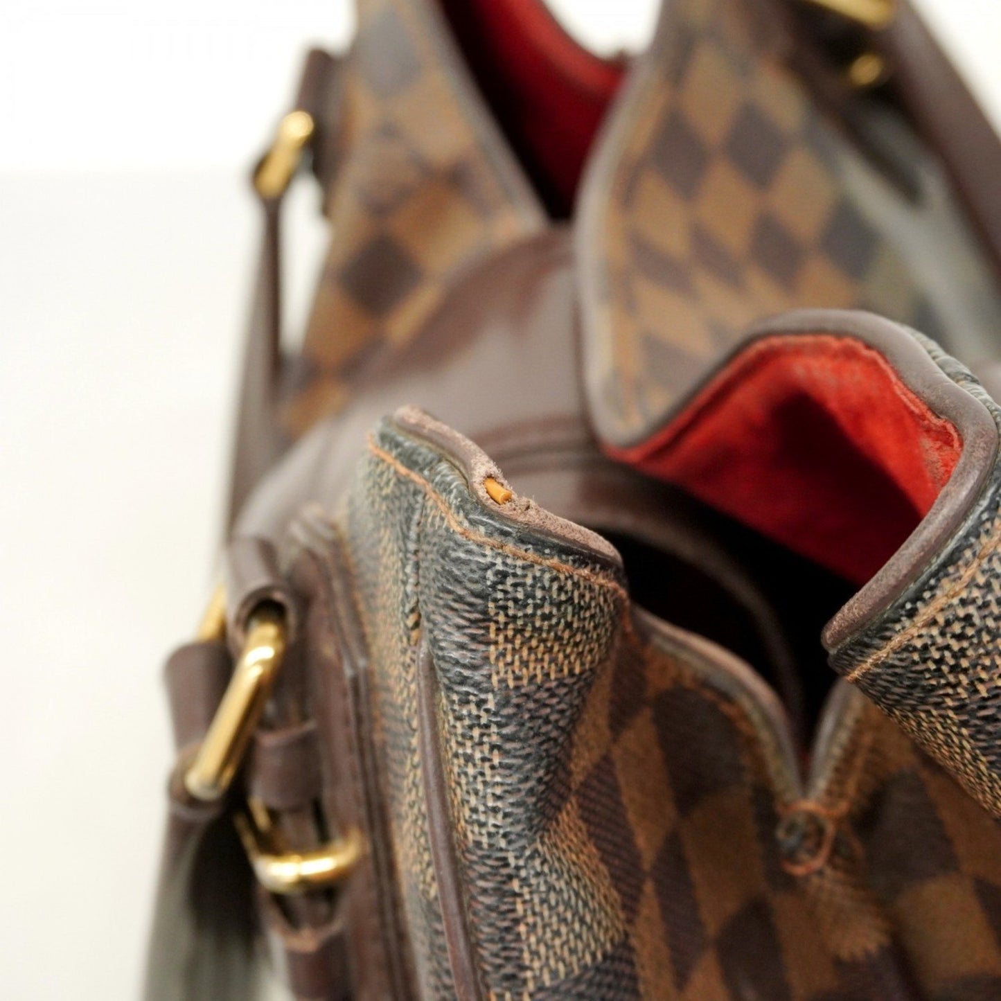 Louis Vuitton Damier Grit Handbag N48108 Ebene