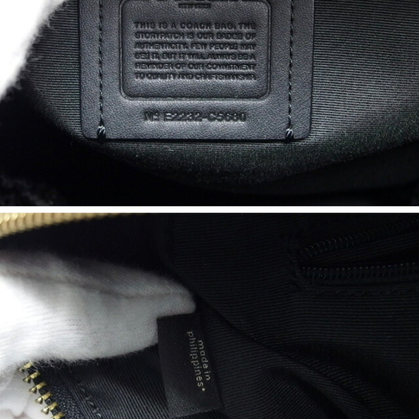 Coach Kenley Crossgrain Backpack Black