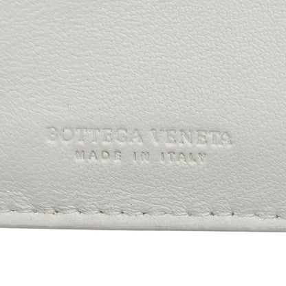 Bottega Veneta Intrecciato Bi-Fold Wallet White Leather