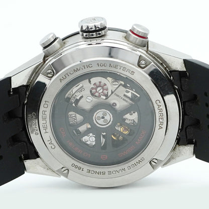 Tag Heuer Carrera Calibre 01 Car201Z Black Dial