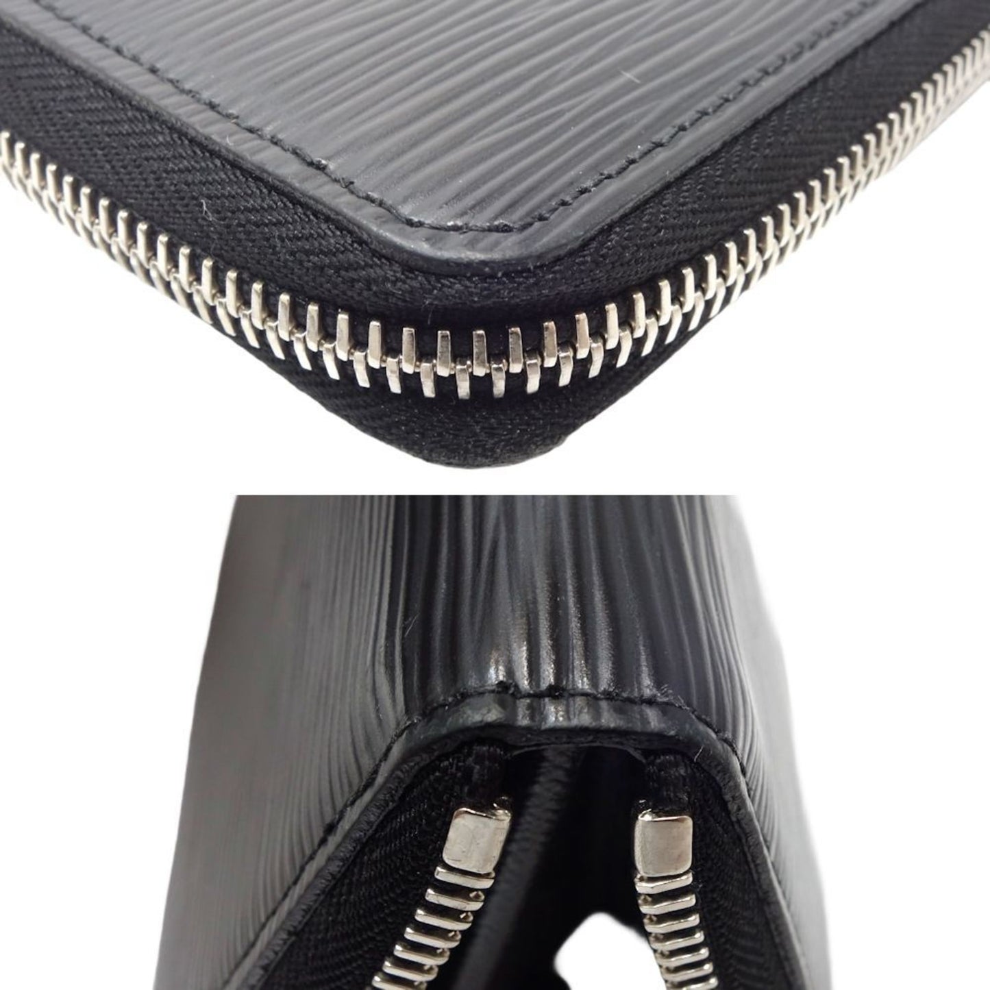 Louis Vuitton Louis Vuitton Epi Long Wallet M60915 Portefeuille Clemence Noir 180725