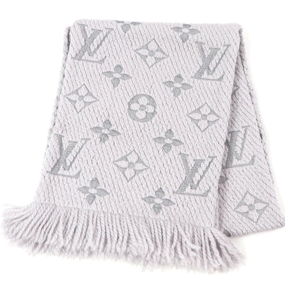 Louis Vuitton M74742 Echarpe Logomania Wool And Silk Monogram Fringe Scarf
