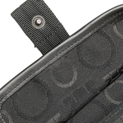 Salvatore Ferragamo Gancini Body Bag In Black Canvas