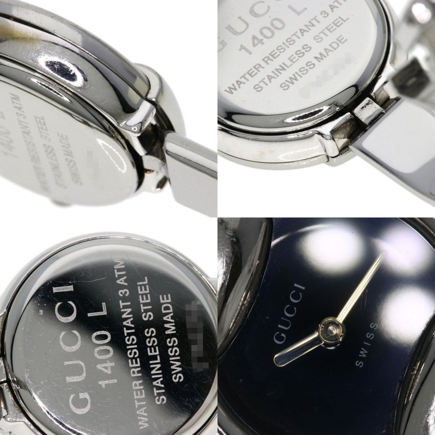 Gucci 1400L Watch Stainless Steel Ss