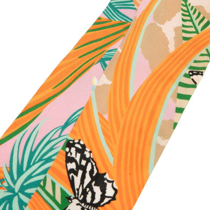 Hermes Herms Twilly Jaguar Quetzal Scarf