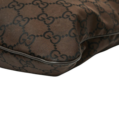 Gucci Gg Nylon Crossbody Shoulder Bag/Messenger Bag 190628 Brown