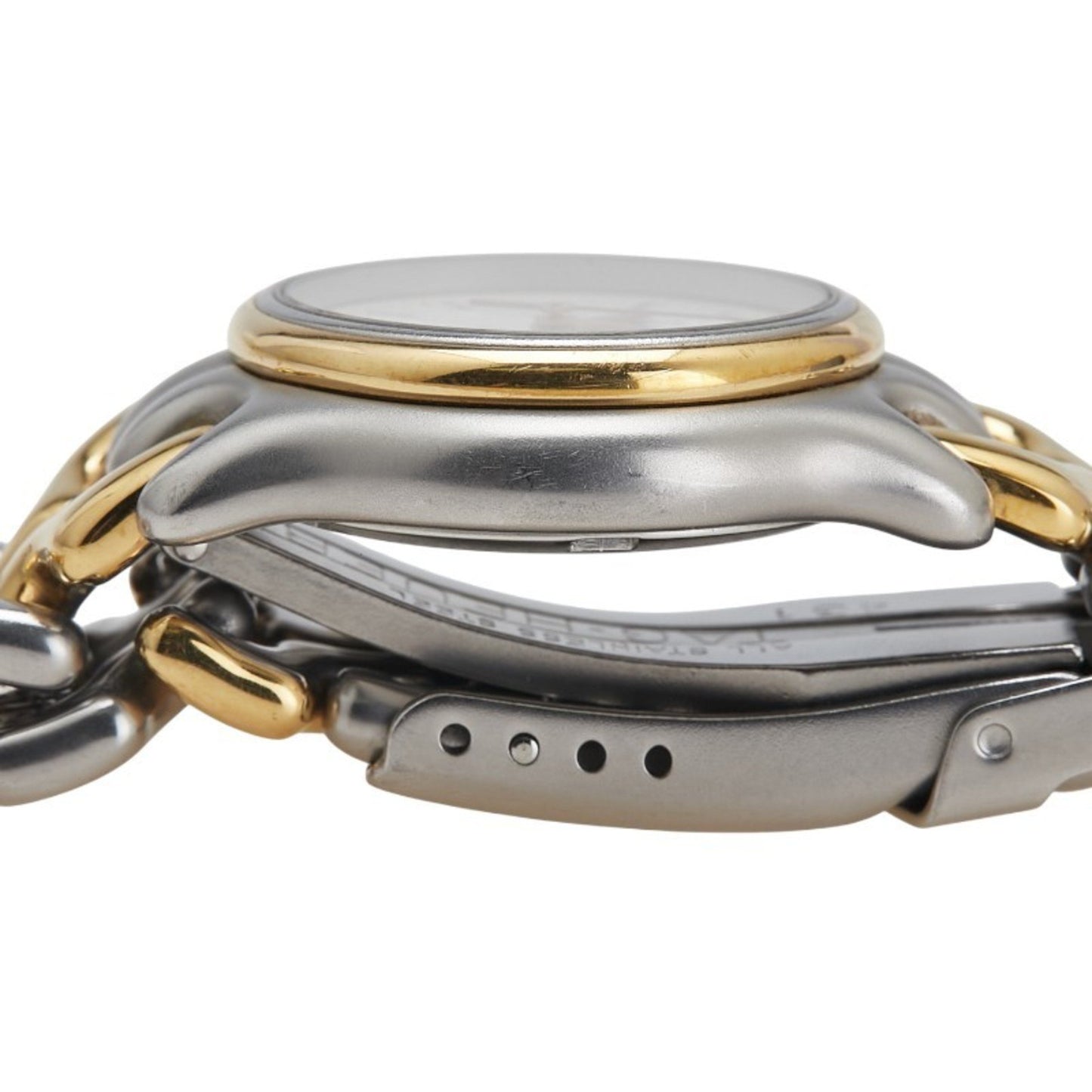 Tag Heuer Sport Elegance Professional Watch S05.008 Quartz White Dial Stainless Steel Plated