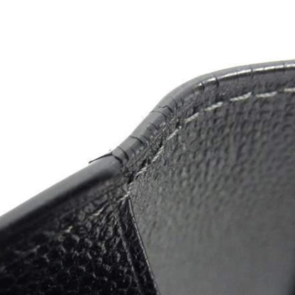 Cartier Santos Card Case - Black Leather