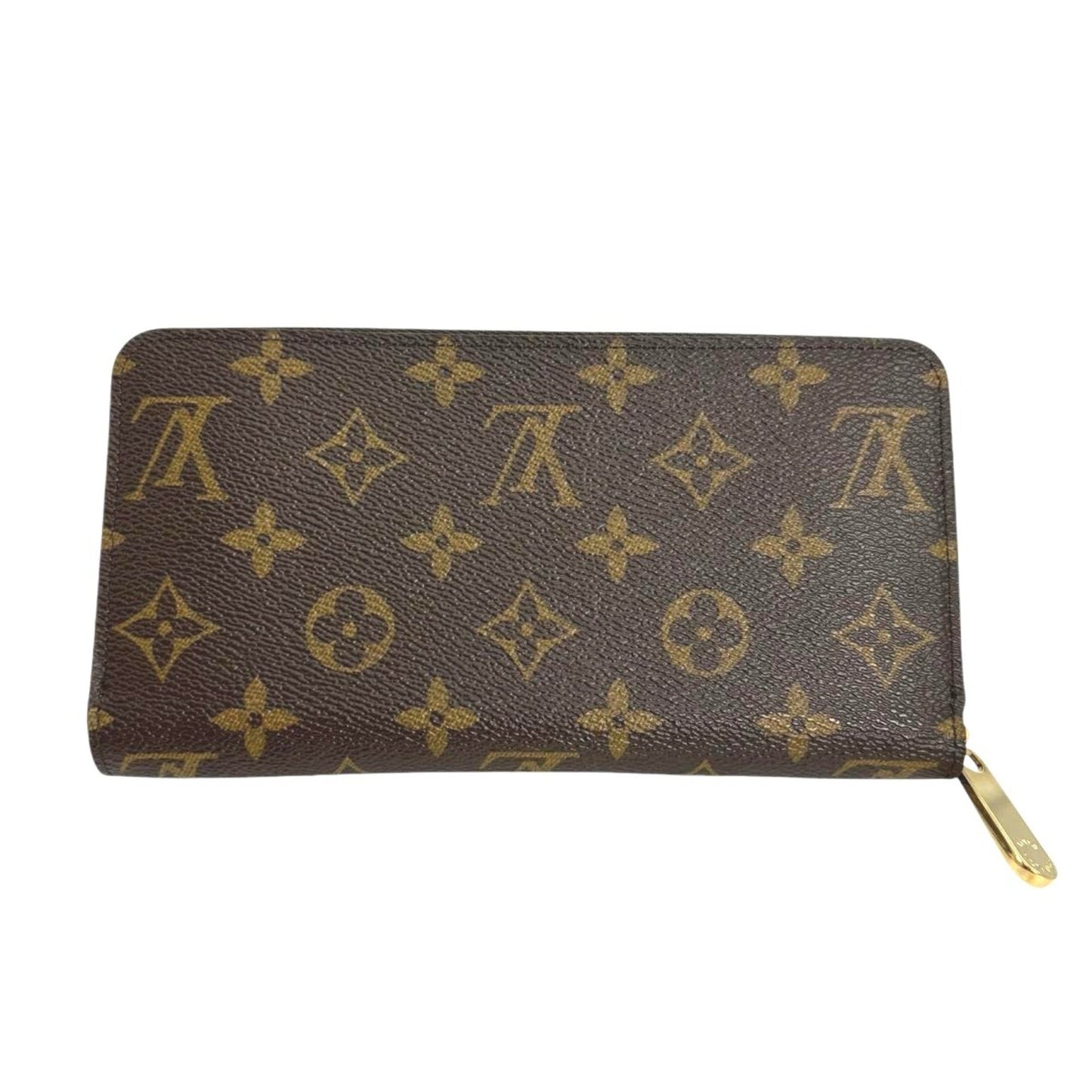 Louis Vuitton Louis Vuitton Long Wallet Round Zipper Monogram Zippy Canvas M42616 Brown
