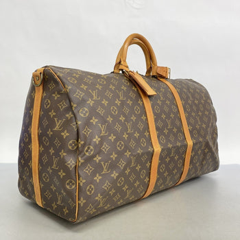 Louis Vuitton Monogram Keepall Bandouliere 60 Boston Bag M41412 Brown
