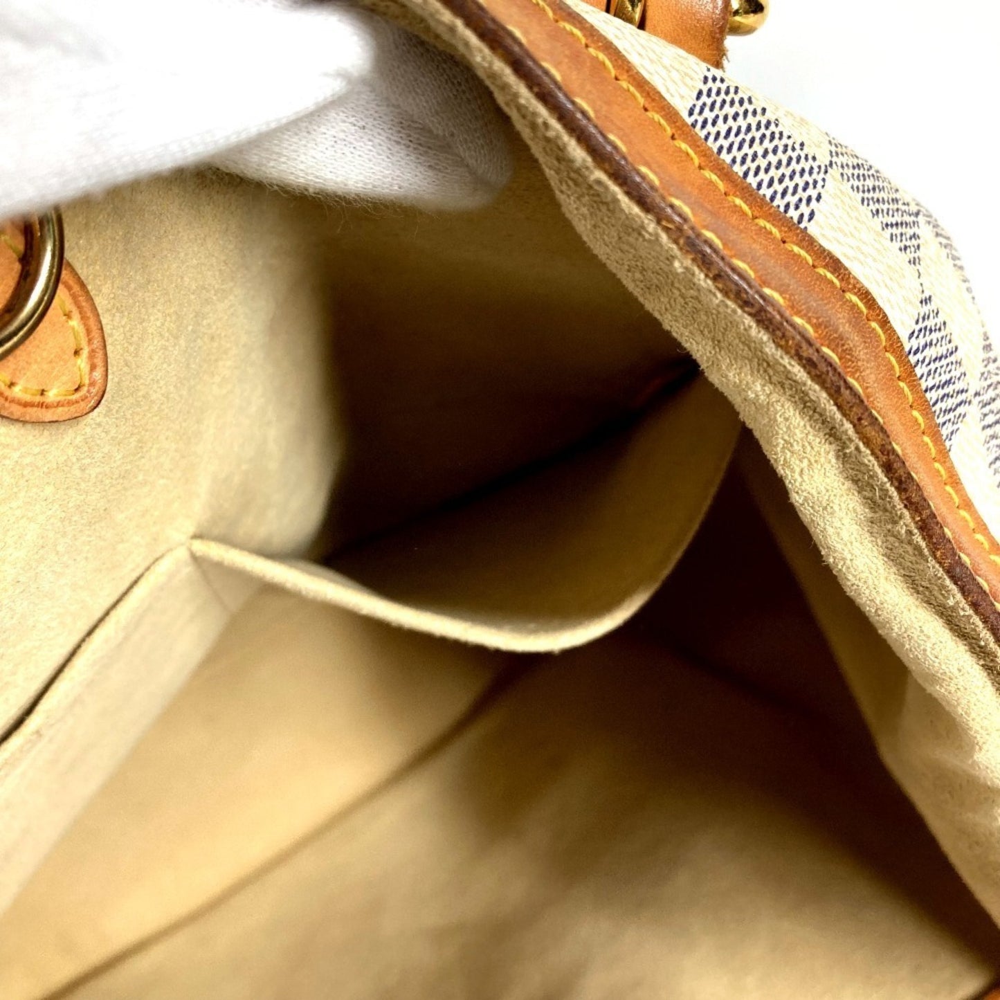 Louis Vuitton N51206 Damier Azur Hampstead Mm Tote Bag