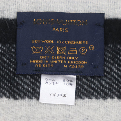 Louis Vuitton 2019 Louis Vuitton Echarpe Lv Forward Wool And Cashmere Scarf With Logo Design Fringe