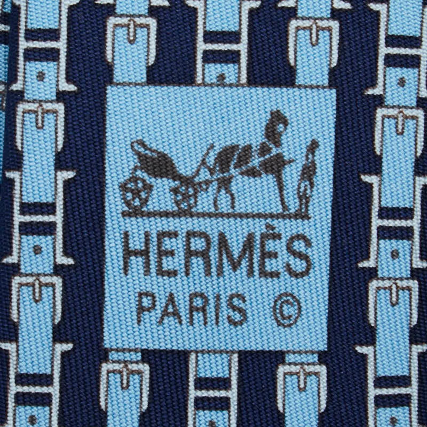 Hermes Belt Pattern Tie