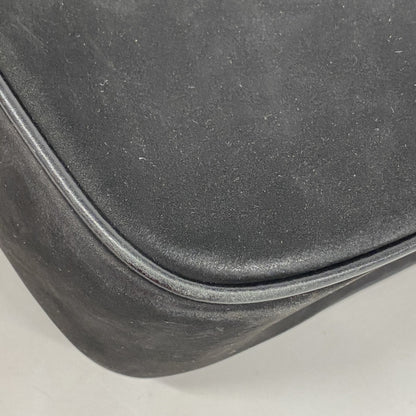 Salvatore Ferragamo Vara Shoulder Bag In Black Suede