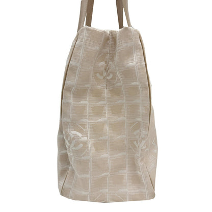 Chanel New Travel Line Tote Bag Beige Nylon 1 2008