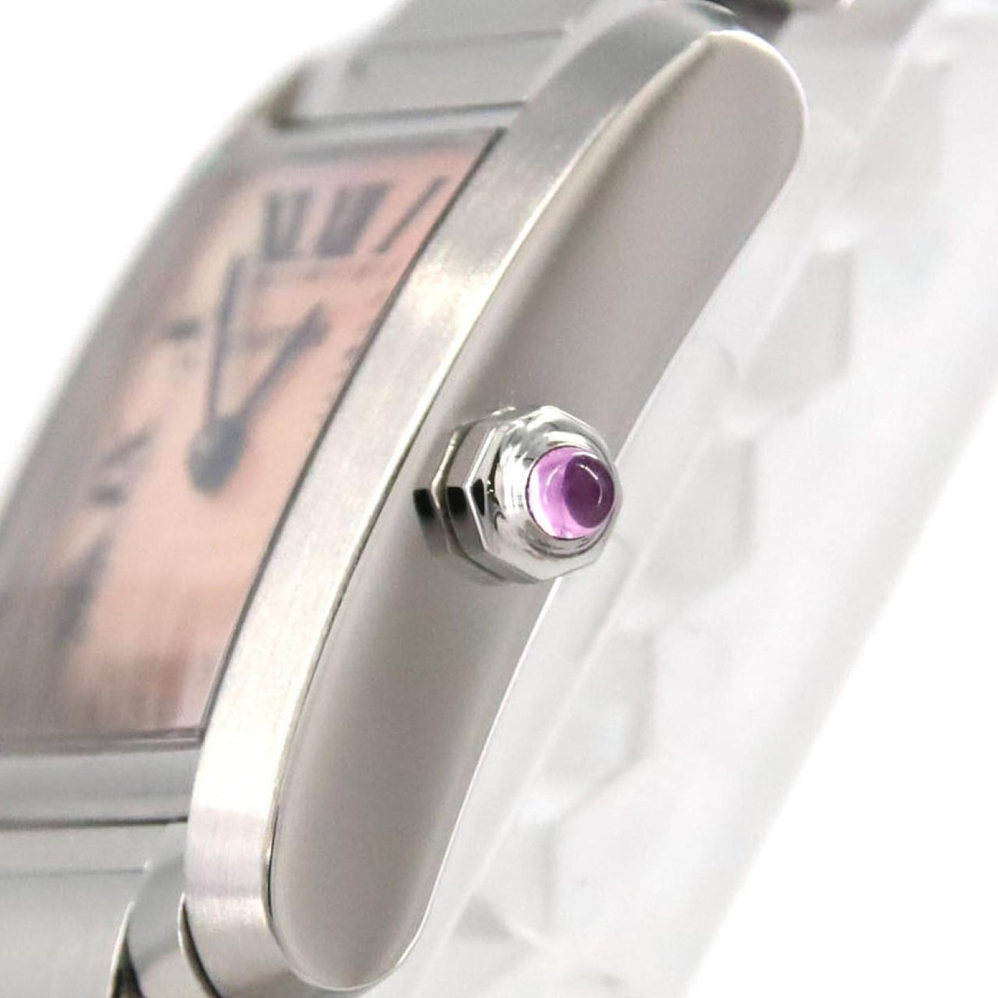 Cartier Tank Franaise Sm W51028Q3 Stainless Steel Quartz Watch