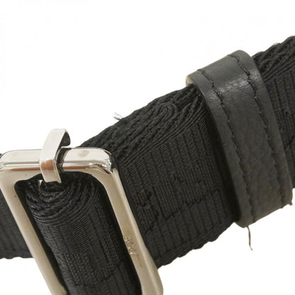 Christian Dior Trotter Saddle Canvas Shoulder Bag In Navy