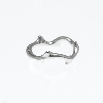 Christian Dior Bois De Rose Ring White Gold (18K) Fashion No Stone Band Ring Silver