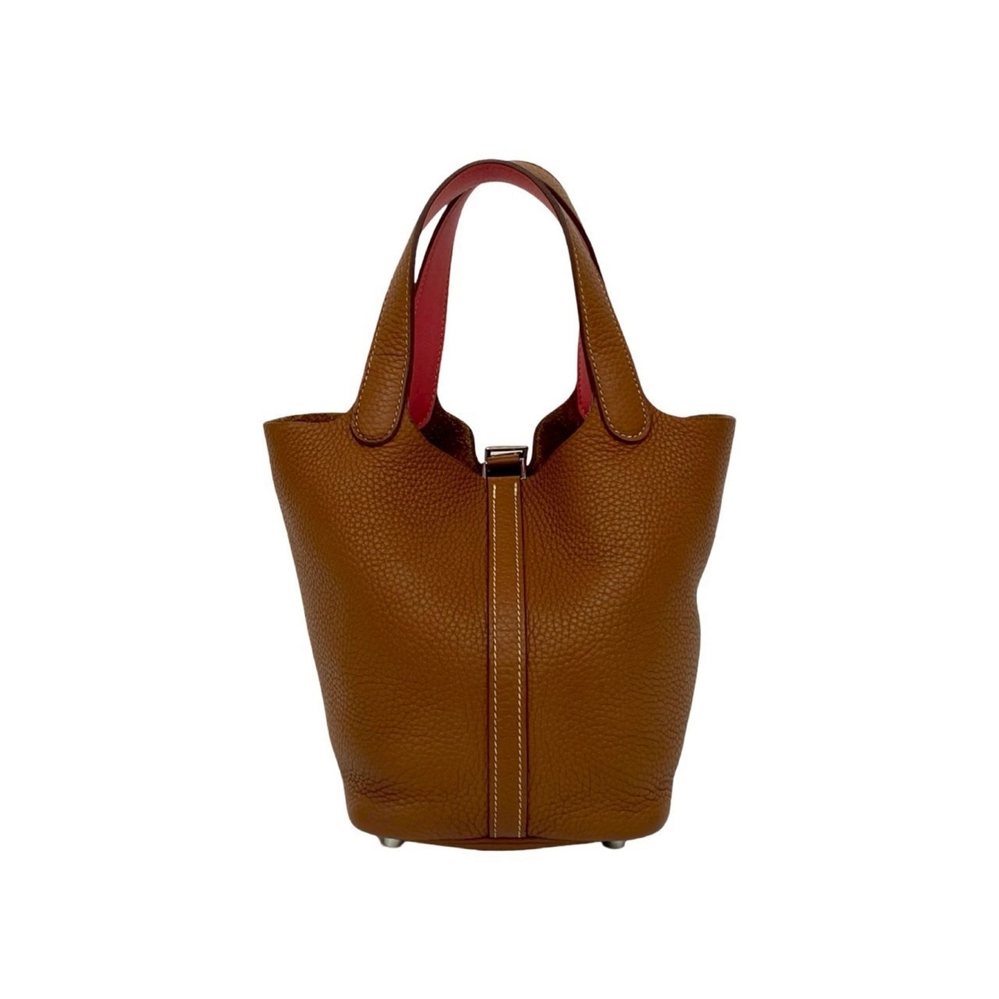 Hermes Herms Picotin Lock Pm Eclat Taurillon Clemence Swift Leather Handbag