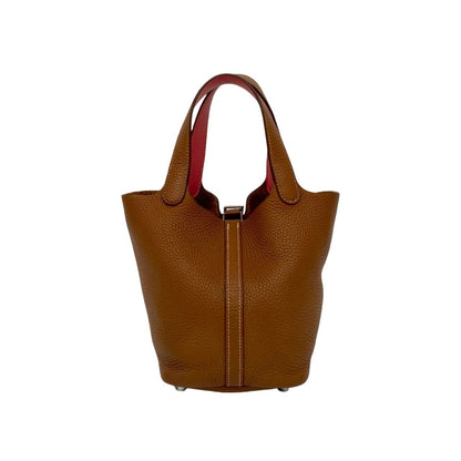 Hermes Herms Picotin Lock Pm Eclat Taurillon Clemence Swift Leather Handbag