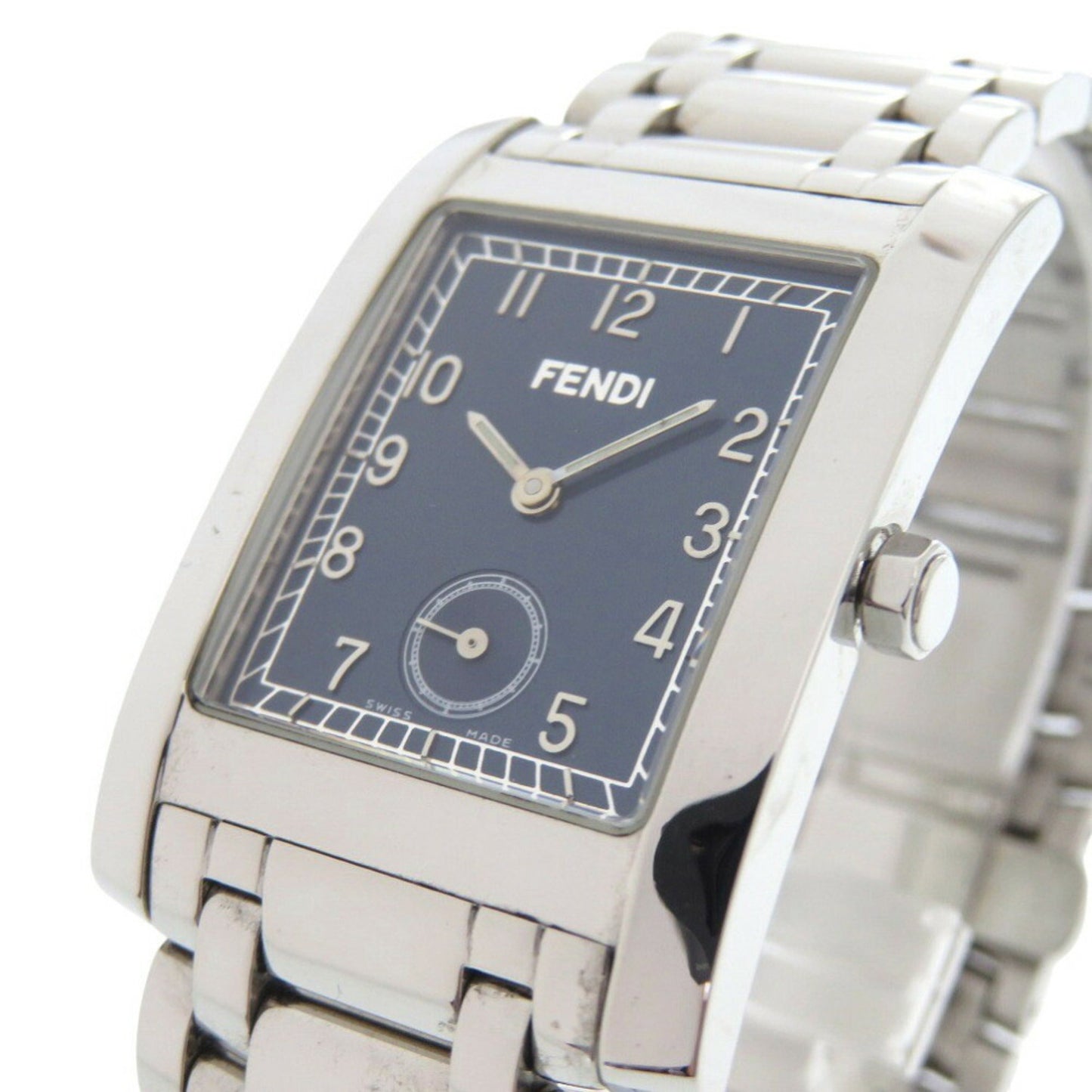 Fendi Classico 7000G Stainless Steel Navy Silver Quartz Watch 1914Fendi