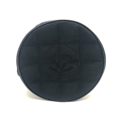 Chanel A17682 New Travel Line Round Pouch Nylon Jacquard