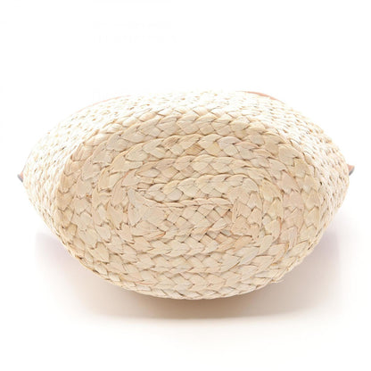 Tod'S Timeless Tote Bag Leather Raffia