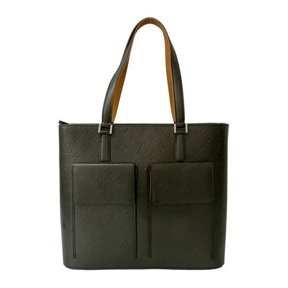 Louis Vuitton Wilwood Monogram Matte Leather Tote Bag/Handbag In Noir 509-7