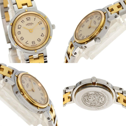 Hermes Clipper Old Buckle Watch Stainless Steel Ssxgp