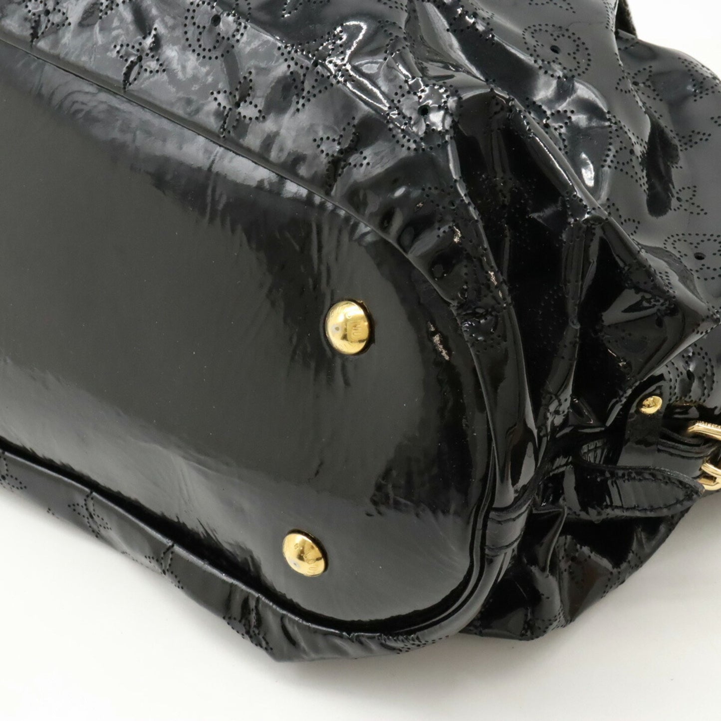 Louis Vuitton Louis Vuitton Monogram Mahina Surya L Tote Bag Shoulder Patent Leather Noir Black