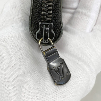Louis Vuitton Monogram Shadow Zippy Wallet Vertical M62902 Black