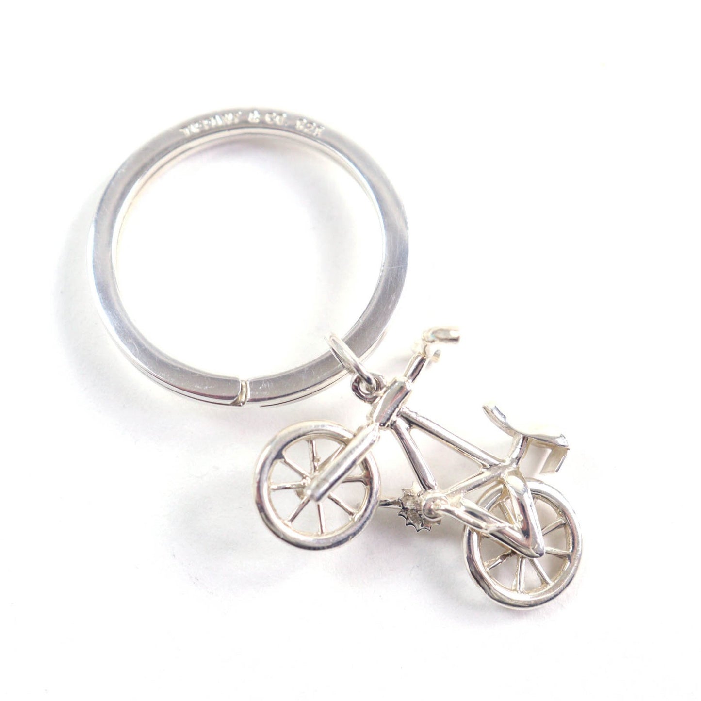 Tiffany & Co. Rare Model Tiffany Sv925 Bicycle Key Ring