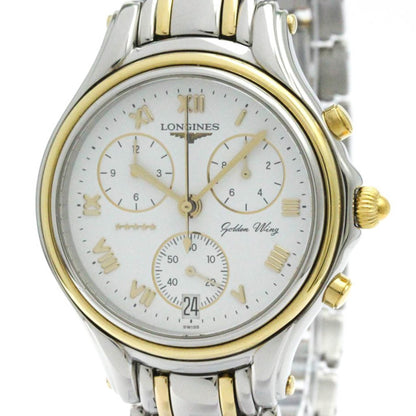 Longines Goldern Wing Chronograph Gold Plated Steel Watch L3.610.5 Bf578757