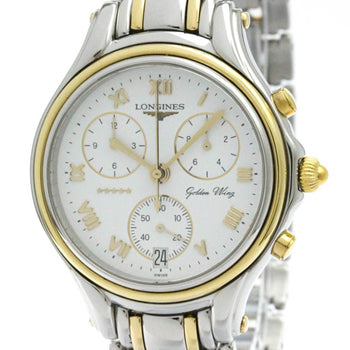 Longines Goldern Wing Chronograph Gold Plated Steel Watch L3.610.5 Bf578757