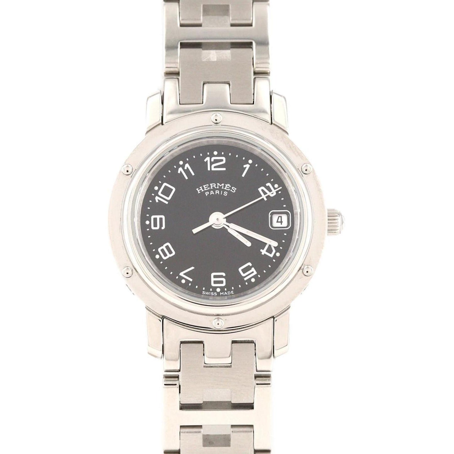 Herms Clipper Cl4.210 Stainless Steel Quartz Watch