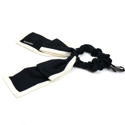 Chanel Silk Ribbon Scrunchie Hair Aa7530