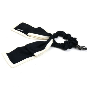 Chanel Silk Ribbon Scrunchie Hair Aa7530
