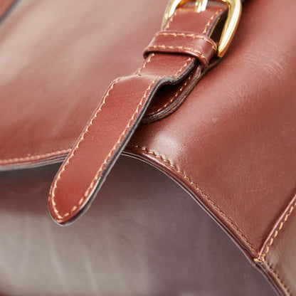 Salvatore Ferragamo Backpack Dq-211 5207 Brown Leather