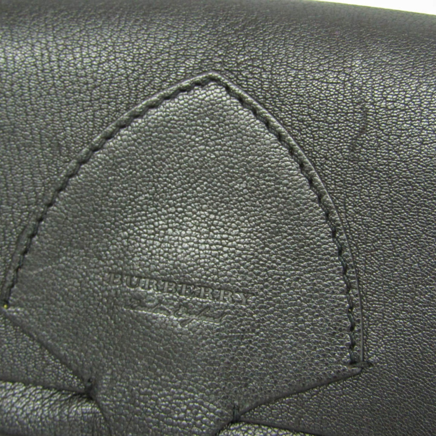 Burberry Satchel Women'S Leather Shoulder Bag Black