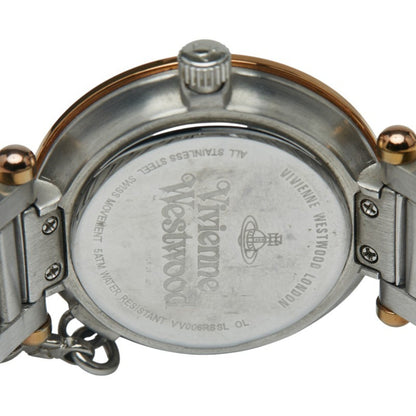 Vivienne Westwood Orb Quartz Watch With Silver Dial And Stainless Steel Plated