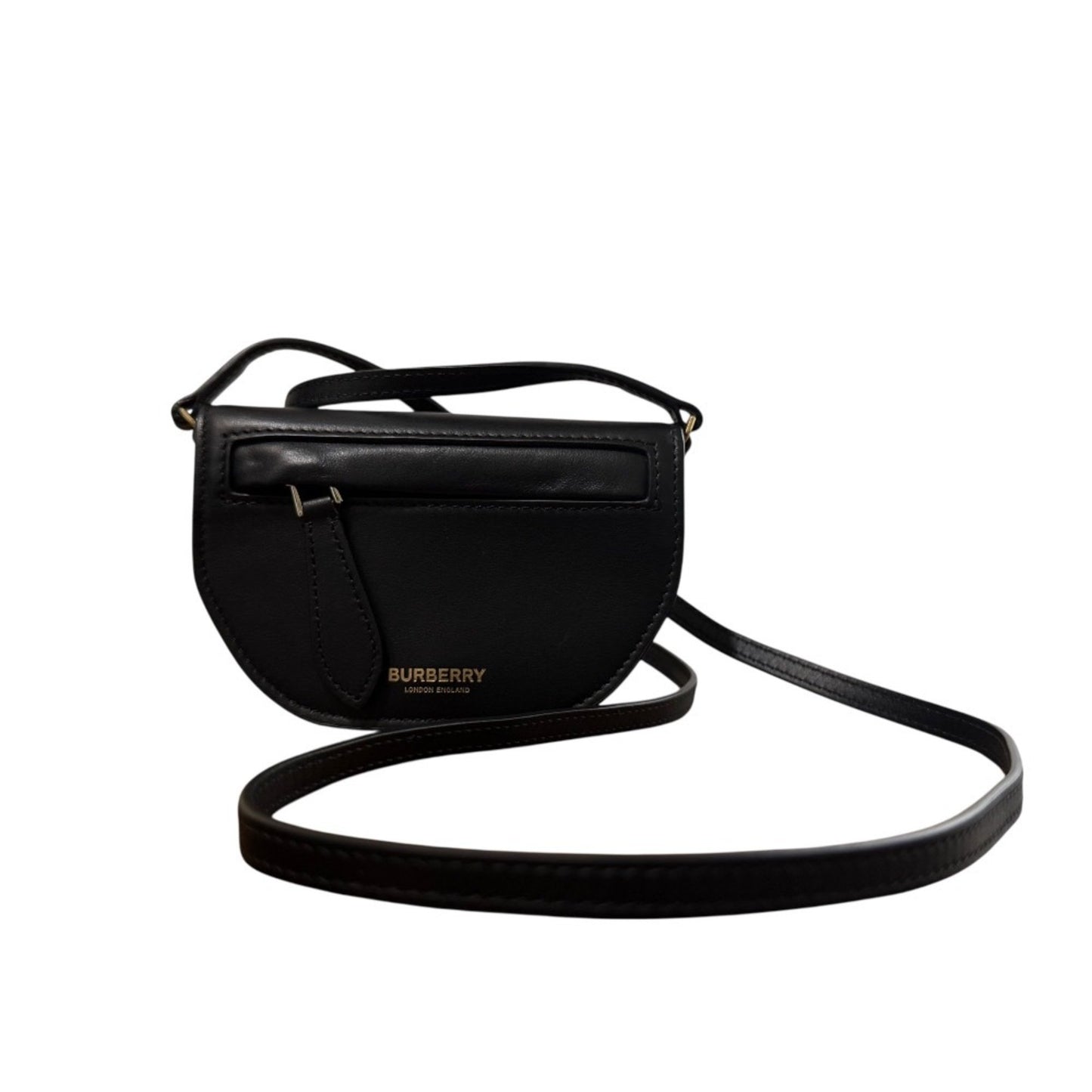 Burberry Mini Olympia Micro Shoulder Bag In Black
