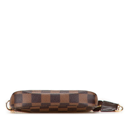 Louis Vuitton Damier Mini Pochette Accessoires T&B Pouch Handbag N58011 Brown