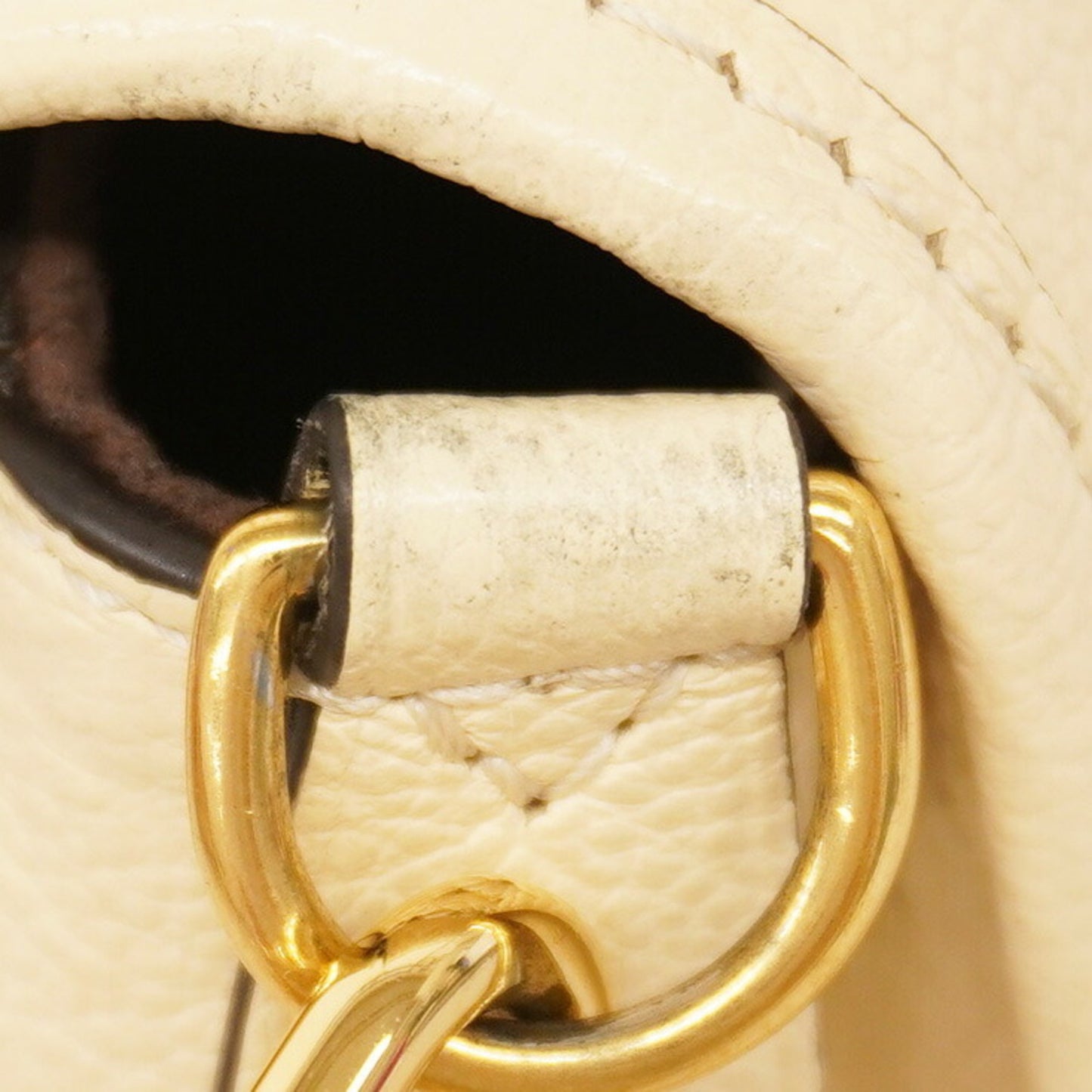 Louis Vuitton Monogram Empreinte Diane Handbag M46388 Crme 2-Way Bag