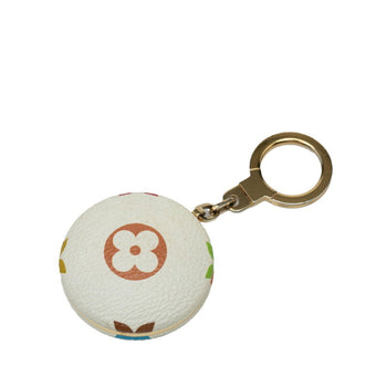 Louis Vuitton Monogram Multicolore Astropil Charm Keychain M51911 White Gold Plated