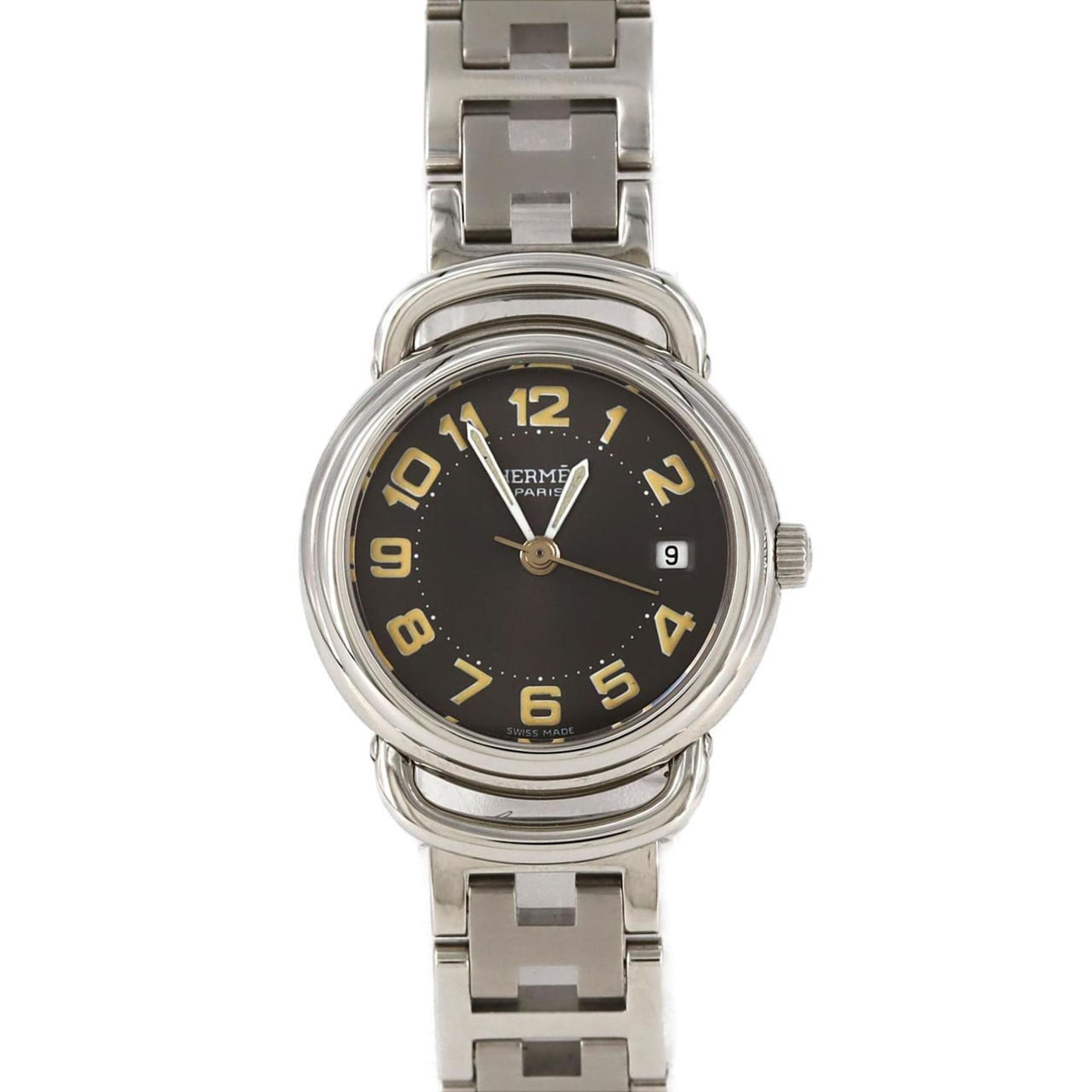 Herms Pullman Pu2.210 Stainless Steel Quartz Watch